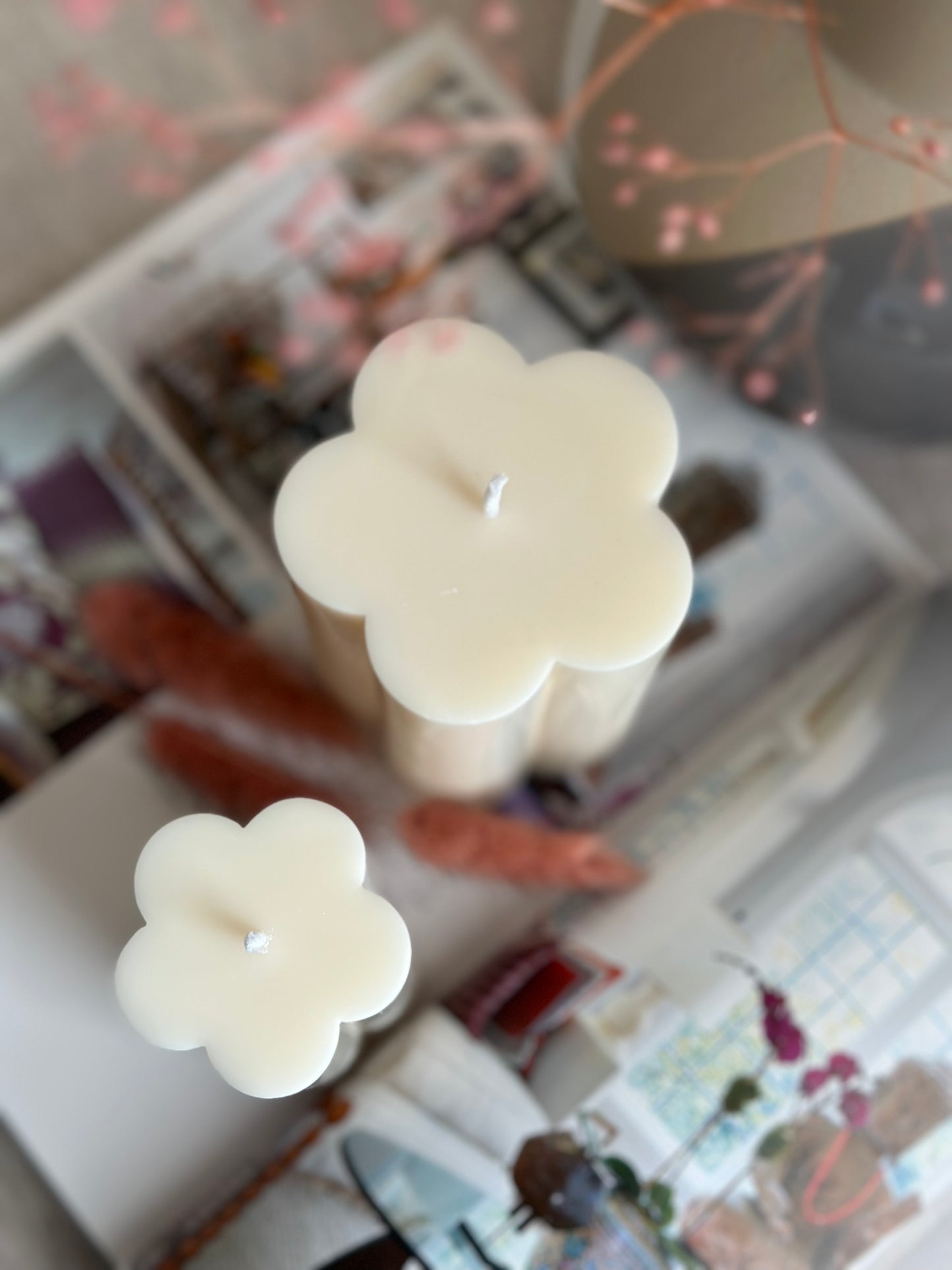 Flower Pillar Candles