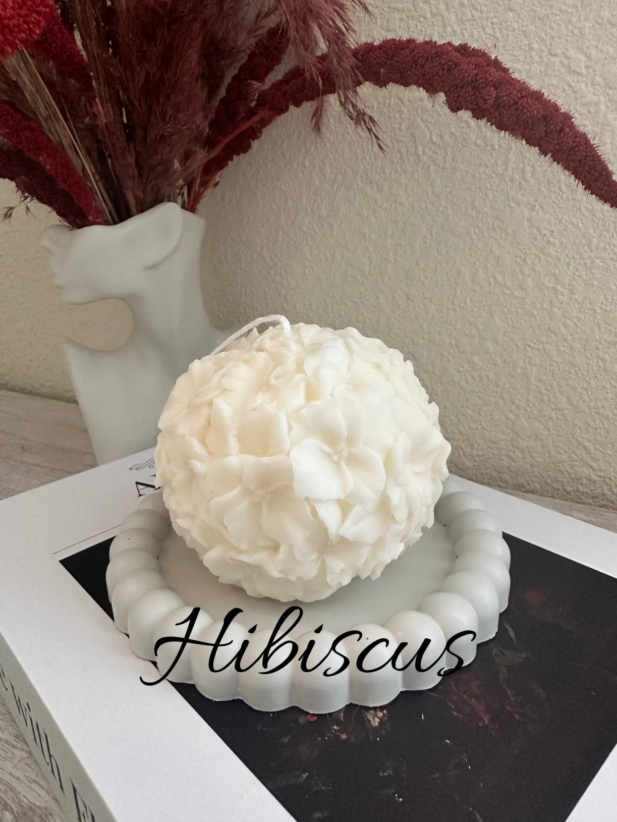 Flower Ball Candles