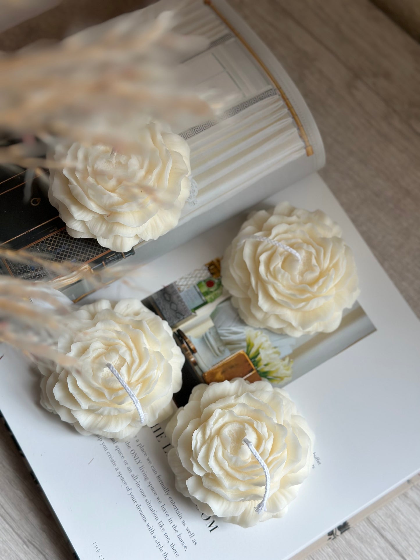 Peony Candle