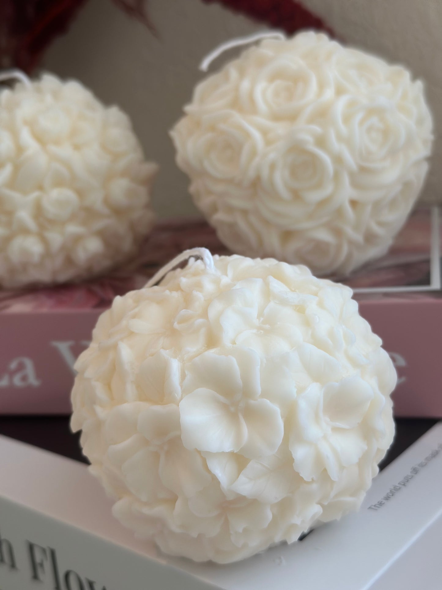 Flower Ball Candles