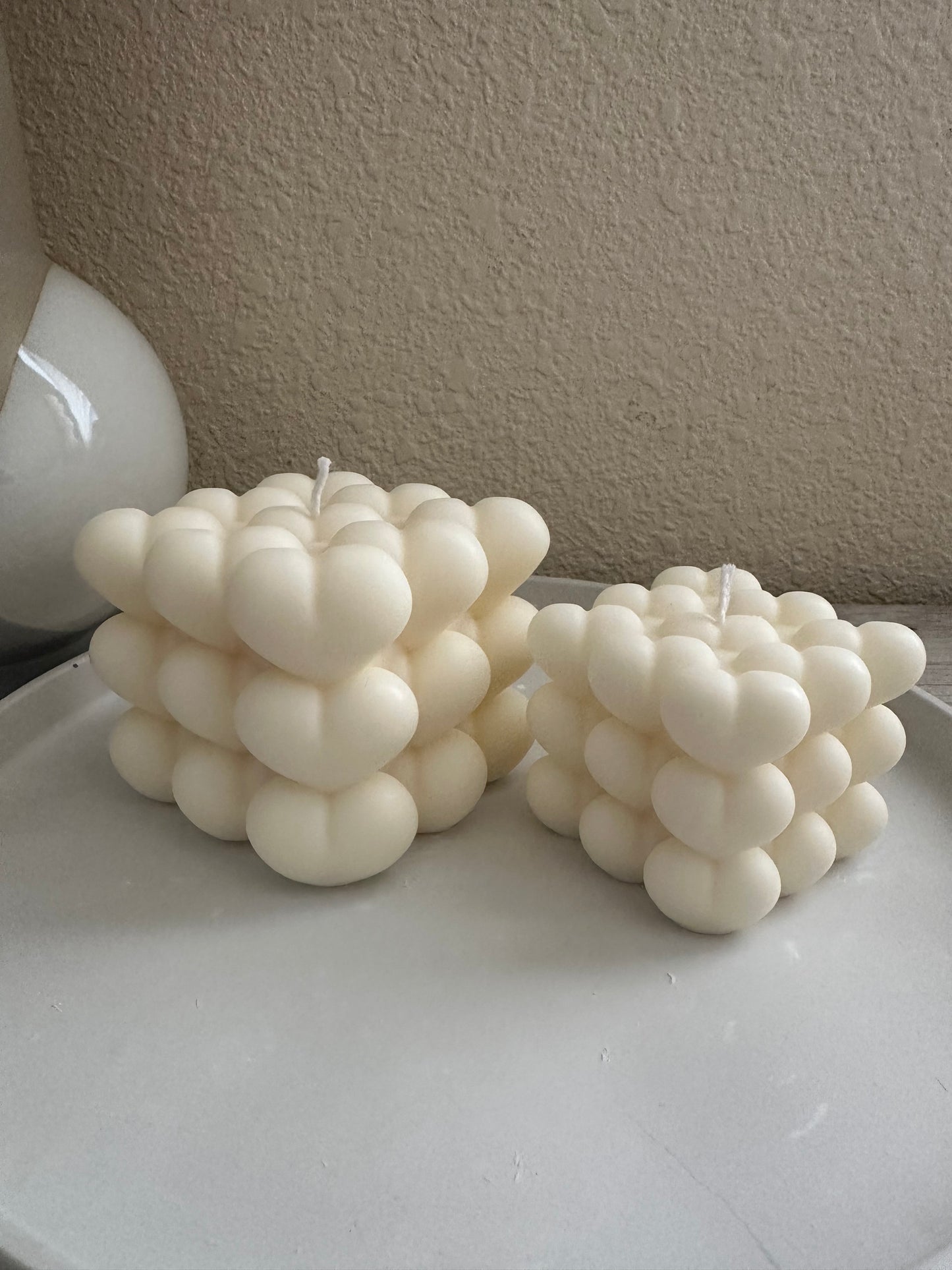 Heart Bubble Candles
