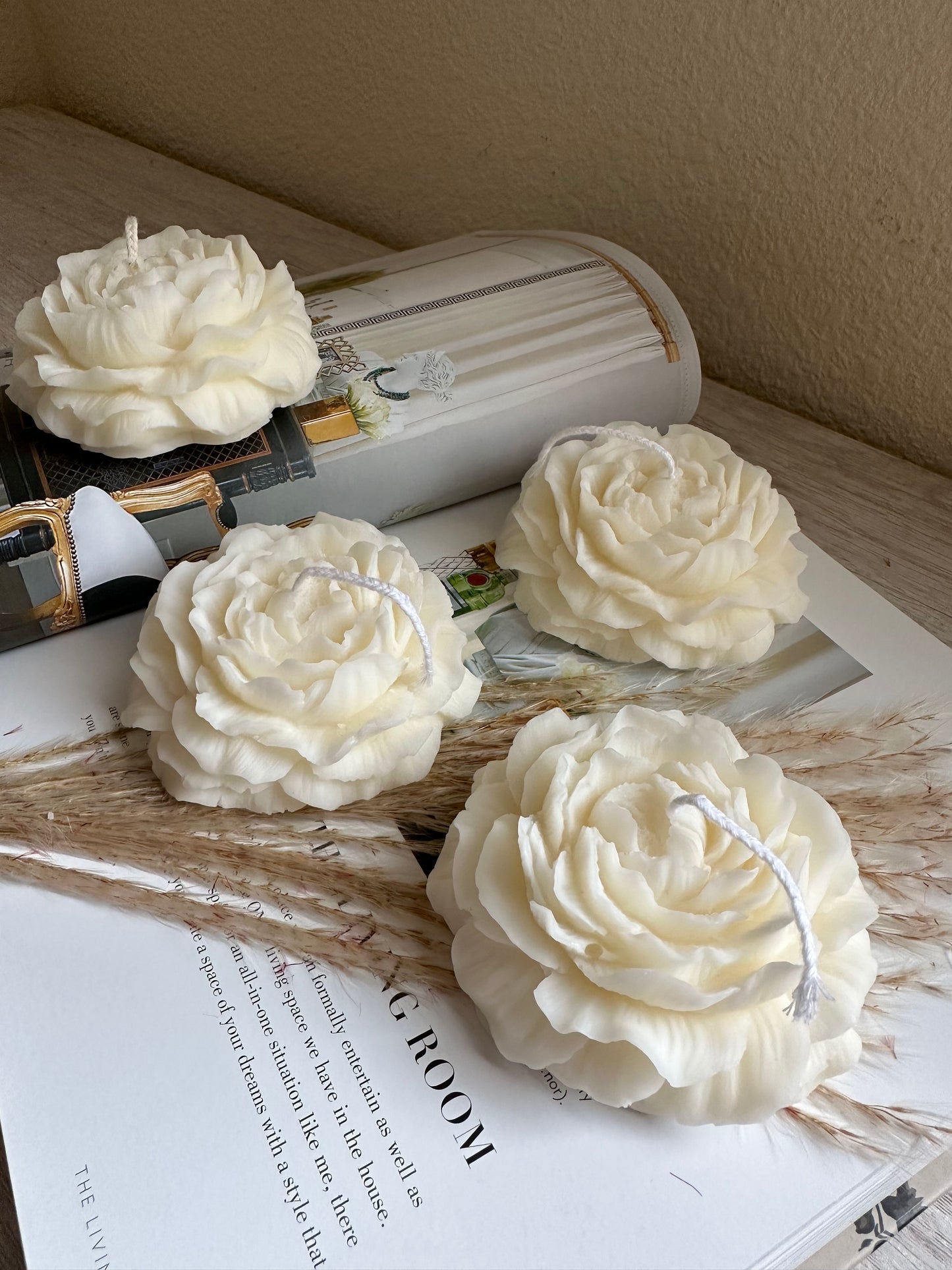 Peony Candle