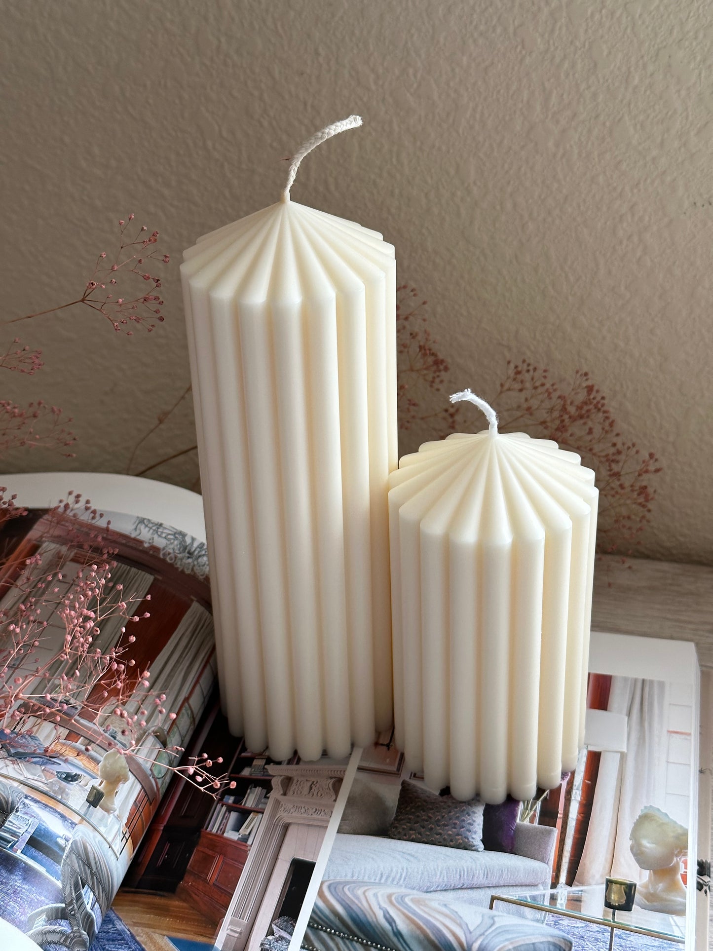 Circus Column Pillar Candle